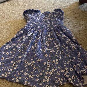 Strapless purple  Dress